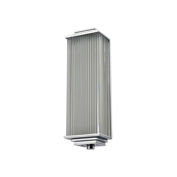 NEWPORT  Бра 3290 [Chrome Clear glass L12.7*Н40.5*Sp9.5 см G9 2*40W]