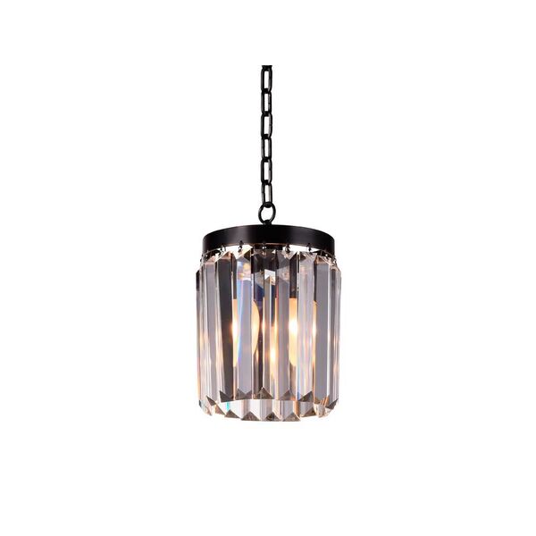 NEWPORT 31100 [black+gold , Подвесной светильник, Black+gold Clear crystal D14*H18/118 cm E14 1*60W]