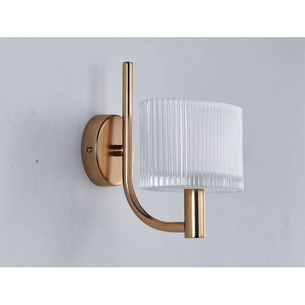 NEWPORT  Бра 4330 [French gold White matt glass L19*H16*Sp16 cm G9 1*60W]