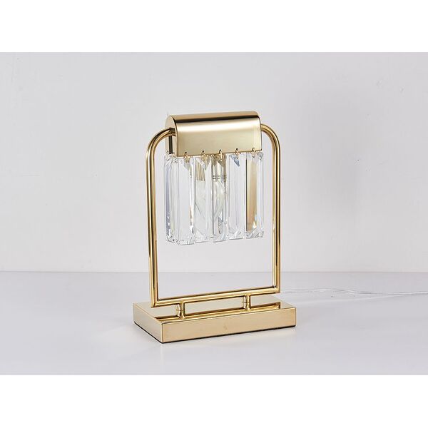 NEWPORT 4200 [gold , Настольная лампа, Gold Clear L25*H30 cm E14 1*60W]