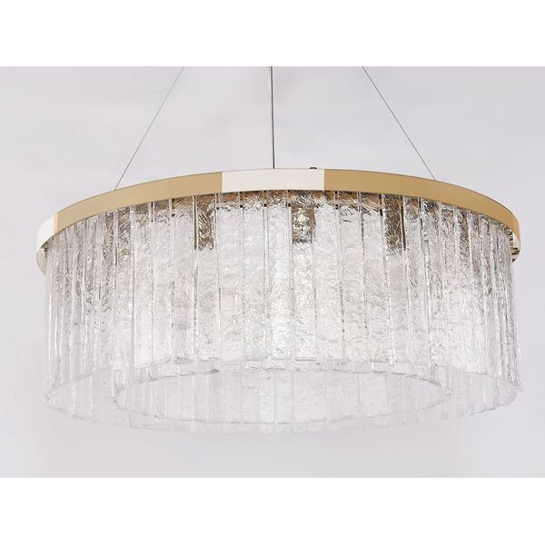 NEWPORT 10820 10828+3/S gold , Подвесной светильник, Gold Clear crystal D80*H28 cm E14 14*60W