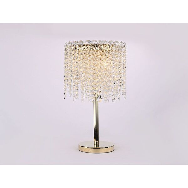 NEWPORT 10900 10903/T gold , Настольная лампа, Polished champagne gold Clear crystal D30*H50 cm G9 3