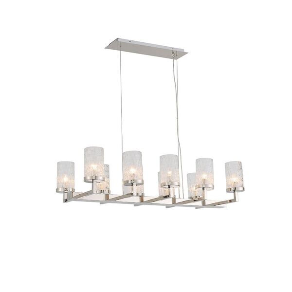 NEWPORT 65000 [Подвесной светильник, Polished nickel Clear glass 110*55*H26 см E14 10*60W]