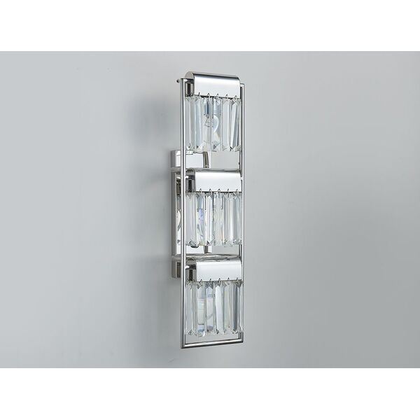 NEWPORT  Бра 4200 [Chrome Clear L18*H57*Sp15 cm E14 3*60W]