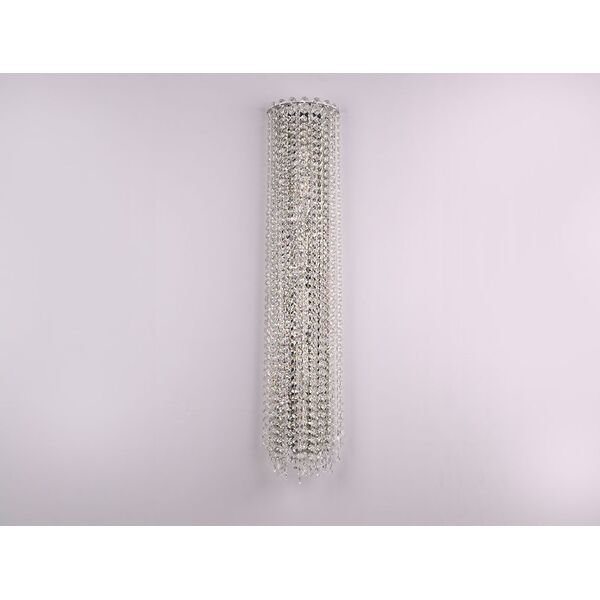 NEWPORT 10900 Бра, [Chrome Clear crystal L20*H100*Sp10 cm E14 6*60W]