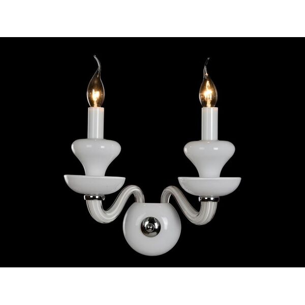 NEWPORT  Бра 1900 [Chrome White L33*H28*Sp20 cm Е14 2*60W]
