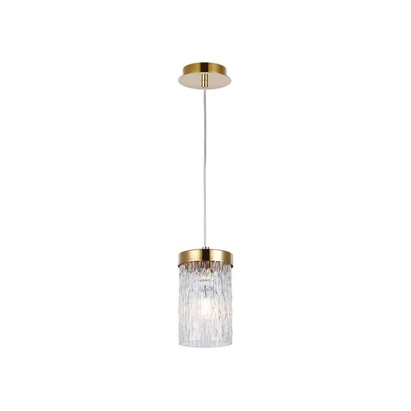 NEWPORT 65000 65001/S gold , Подвесной светильник, Gold Clear glass D11.5*H20/170 cm E14 1*60W