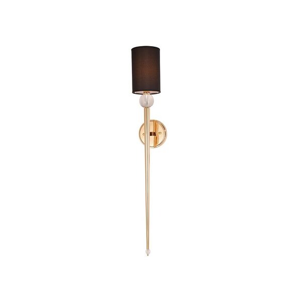NEWPORT 3520 3521/A gold без абажуров , Бра, Light gold Clear glass L14*H95*Sp17 cm E14 1*60W