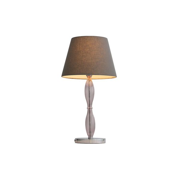 NEWPORT 6110 [Настольная лампа, Chrome Amethyst glass Smoke shade D33*H63.2 cm E27 1*60W]