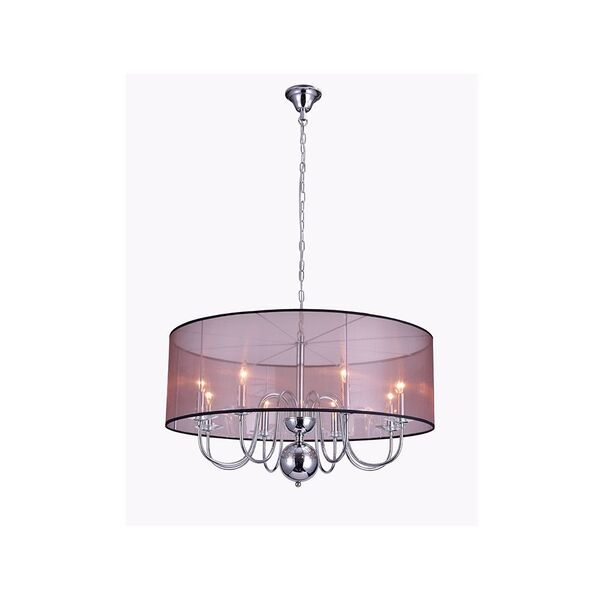 Подвесная люстра Newport [Chrome Clear crystal D80*H45 cm E14 8*60W]