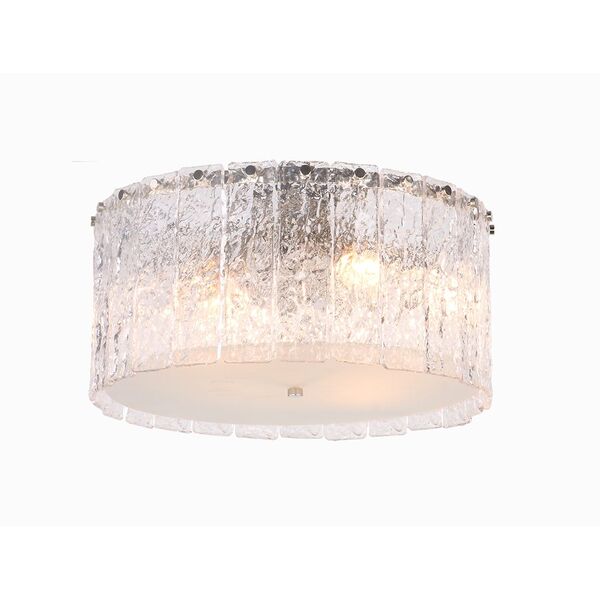 NEWPORT 10820 10826/PL , Потолочный светильник, Nickel Clear crystal D40*H24 cm G9 6*40W