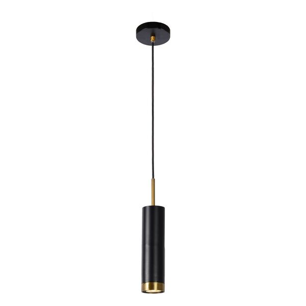 SELIN Pendant 1x GU10/35W Black/matt yellow copper