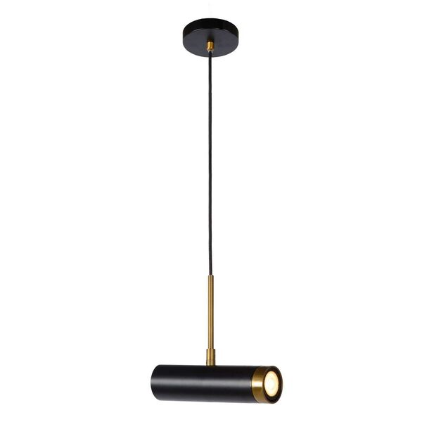 SELIN Pendant 1x GU10/35W Black/matt yellow copper