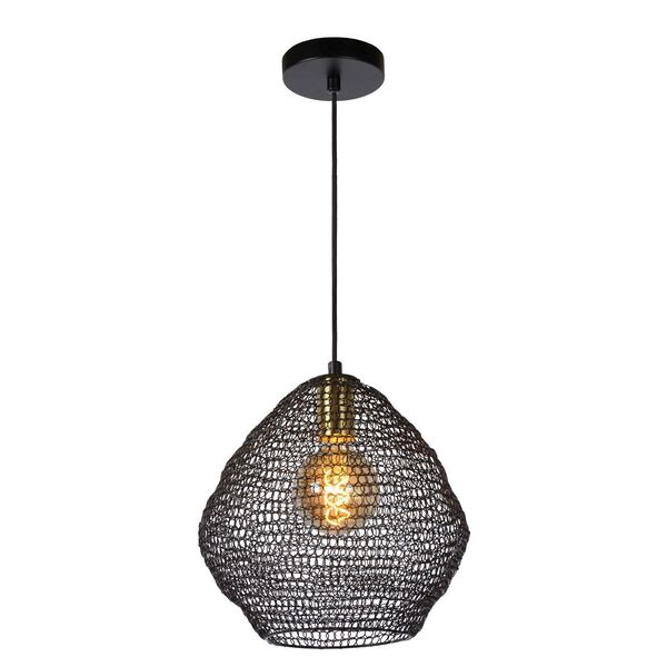 SAAR Pendant E27/60W Ø 28 cm Black