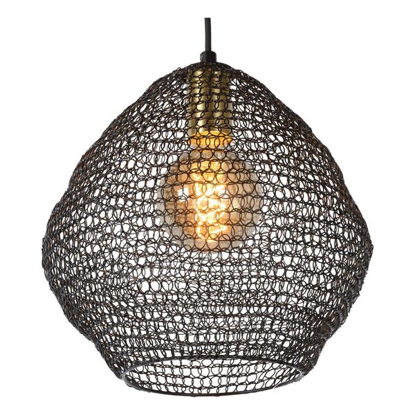 SAAR Pendant E27/60W Ø 28 cm Black