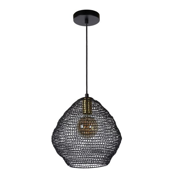 SAAR Pendant E27/60W Ø 28 cm Black