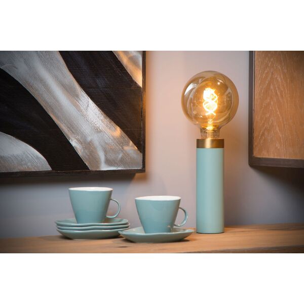 SELIN Table lamp E27/40W Bleu/matt yellow copper