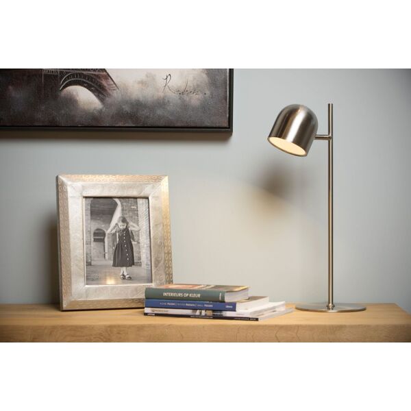 SKANSKA-LED Desk Lamp 5W W16 H45cm Satin Chrome