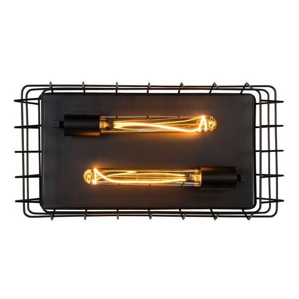 LATTICE Ceiling Light 2x E27/40W Black