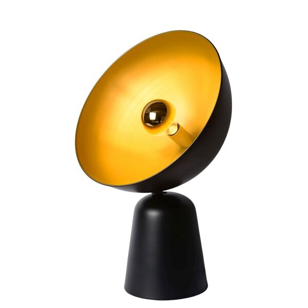 VIDOR Table Lamp E27/40W H 57cm Black/Gold