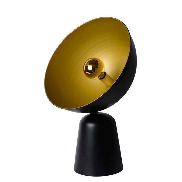 VIDOR Table Lamp E27/40W H 57cm Black/Gold