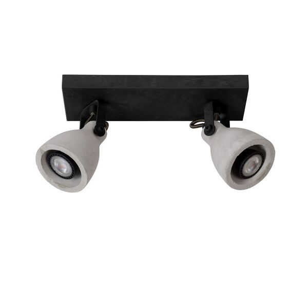 CONCRI-LED Spot 2xGU10/5Wincll 320LM 3000K Black