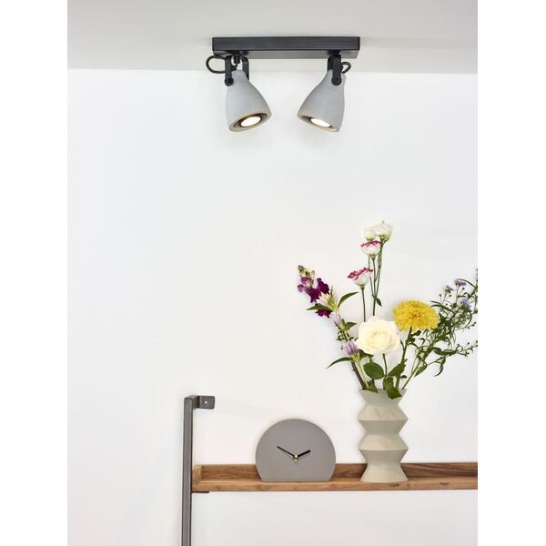 CONCRI-LED Spot 2xGU10/5Wincll 320LM 3000K Black