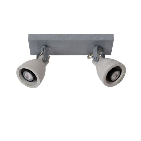 CONCRI-LED Spot 2xGU10/5Wincl 320LM 3000K Grey