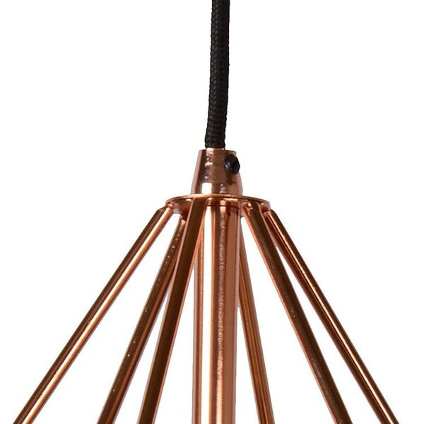 RICKY Pendant E27 D37,5 H39cm Red Cupper