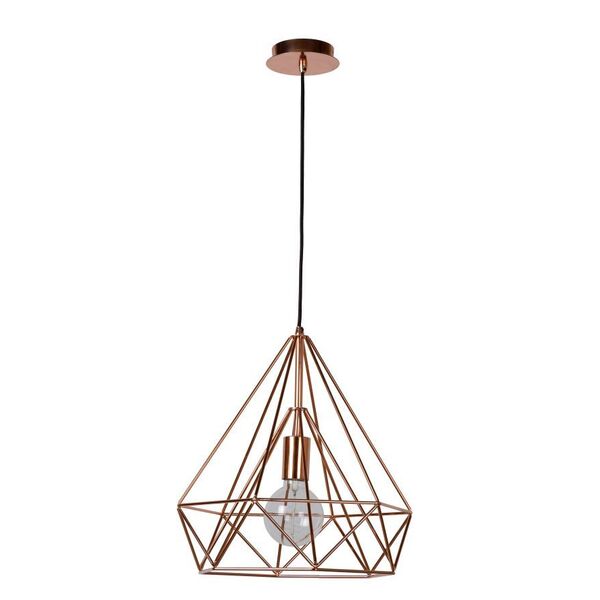 RICKY Pendant E27 D37,5 H39cm Red Cupper
