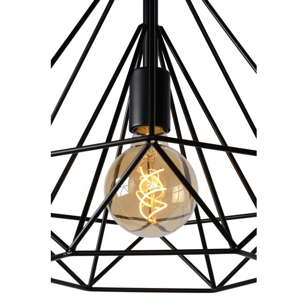 RICKY Pendant E27 D37,5 H39cm Black