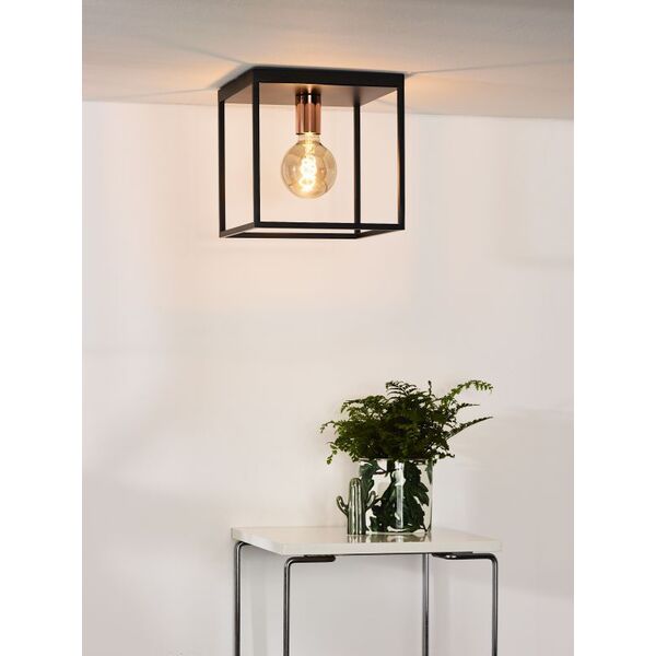 ARTHUR Ceiling Light E27 40W Black