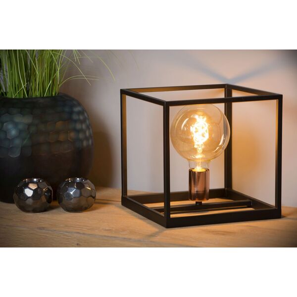 ARTHUR Table Lamp E27 25/25/25cm Black