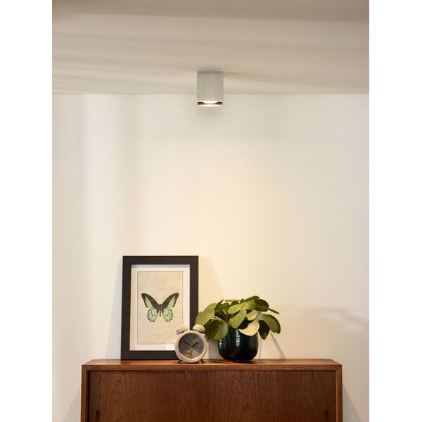 BODI Ceiling Light Square GU10 excl D8 H9.5cm Alu