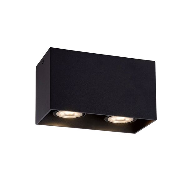 BODI Ceiling Light Square 2xGU10 excl Black