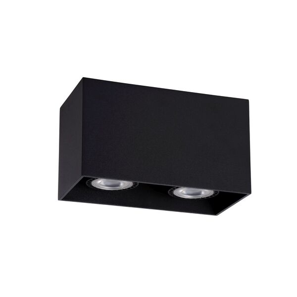 BODI Ceiling Light Square 2xGU10 excl Black
