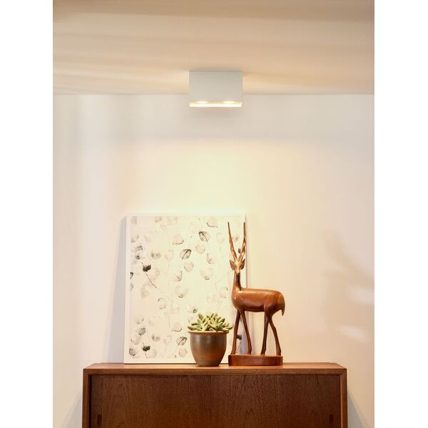 BODI Ceiling Light Square 2xGU10 excl White