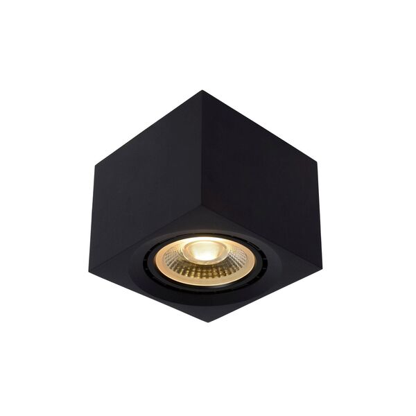 FEDLER Ceilingspotlight Dim-to-warm GU10 Square Bl