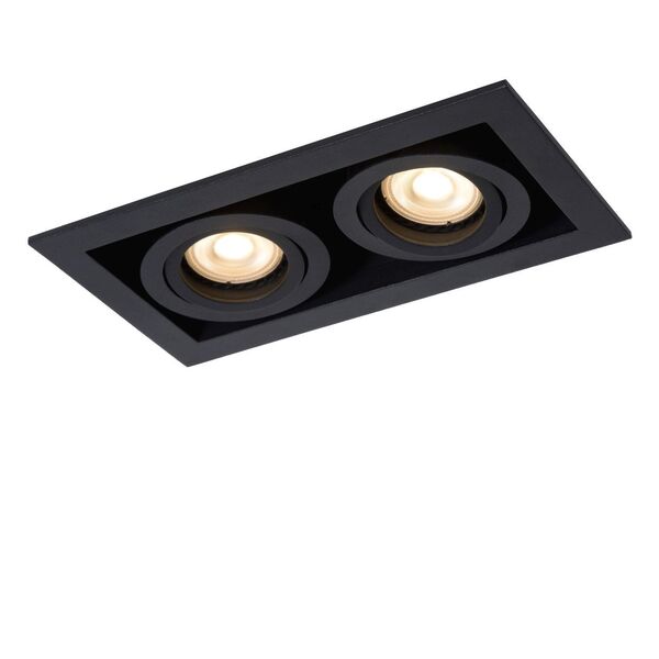 CHIMNEY Recessed spotlight  2x GU10/50W  Black