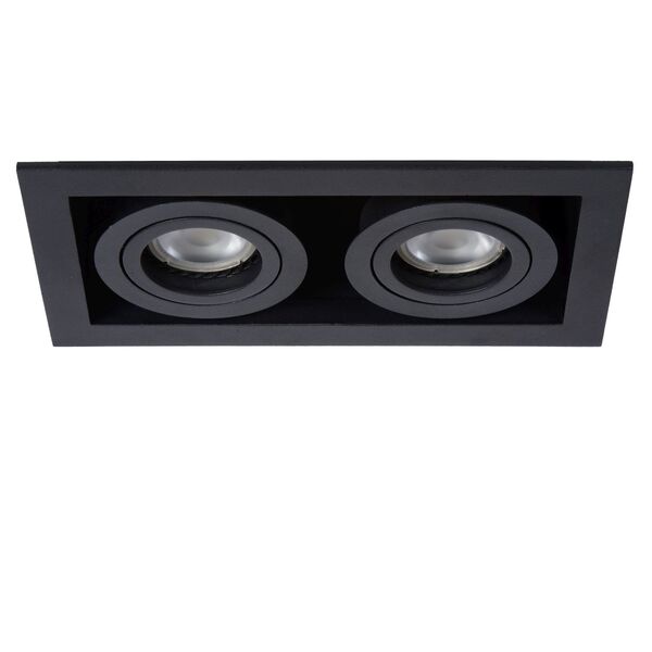 CHIMNEY Recessed spotlight  2x GU10/50W  Black
