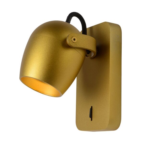 PRESTON  Ceiling Spotlight 1x GU10/5W Satin Brass