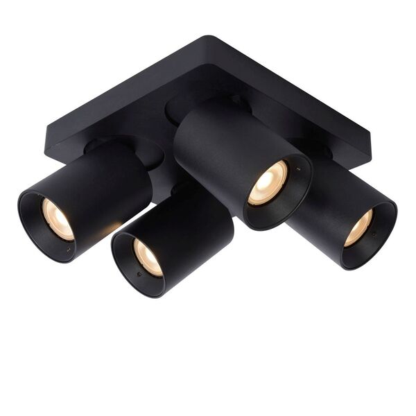NIGEL Ceiling spotlight 4xGU10/5W DTW Black
