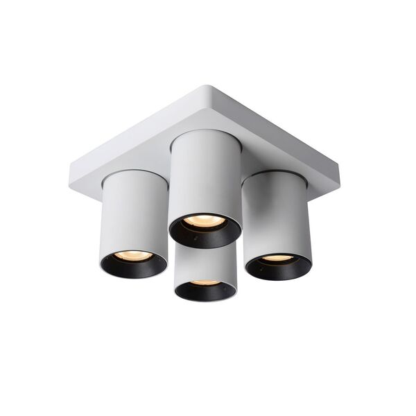 NIGEL Ceiling spotlight 4xGU10/5W DTW White