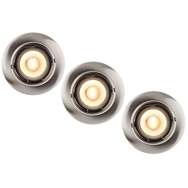 Spot Built-in Round LED 3xGU10/5W dimm 3000K Ø8,1cm