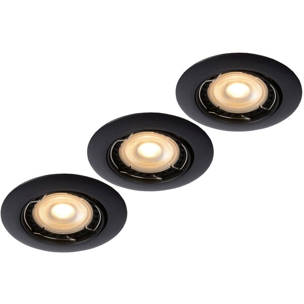 FOCUS Built-in Round LED 3xGU10/5W dimm 3000K Ø8,