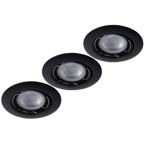 FOCUS Built-in Round LED 3xGU10/5W dimm 3000K Ø8,