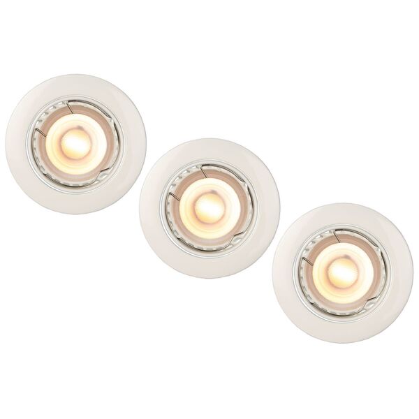 Spot Built-in Round LED 3xGU10/5W dimm 3000K Ø8,1cm