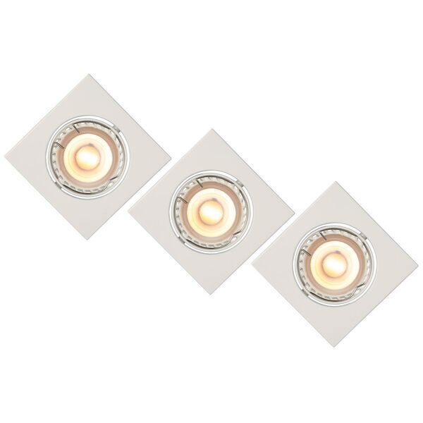 Spot Built-in Square LED 3xGU10/5W 3000K 8/8/10.5
