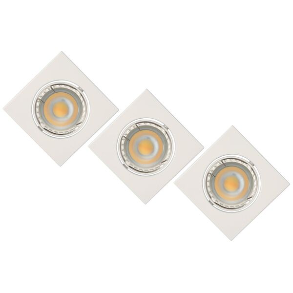 Spot Built-in Square LED 3xGU10/5W 3000K 8/8/10.5