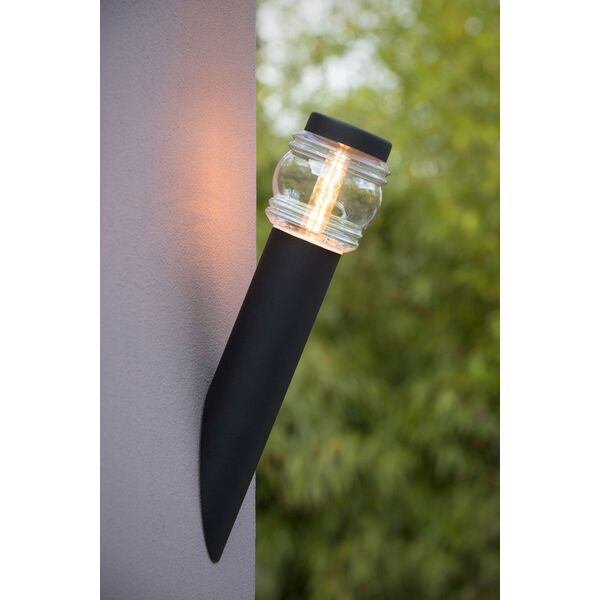 MIRANE Wall Light IP44 E14 H37cm Ø9 Black